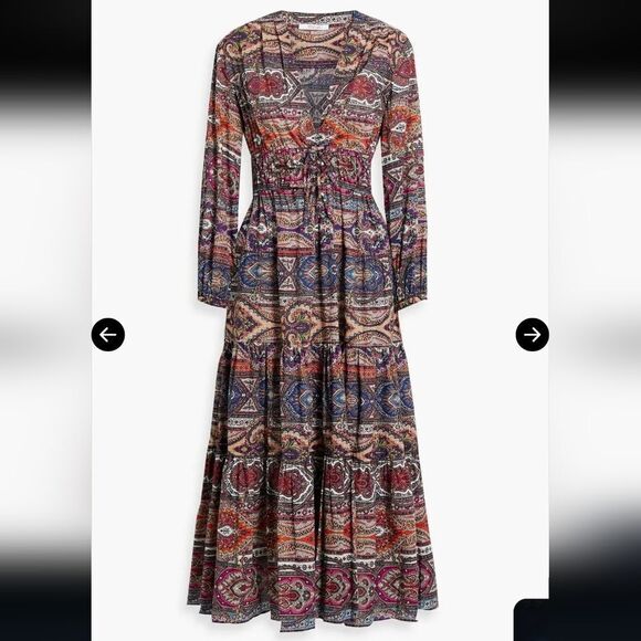 10 Crosby Derek Lam Dresses & Skirts - Derek Lam 10 Crosby Elsa Printed Cotton-Poplin Midi Dress